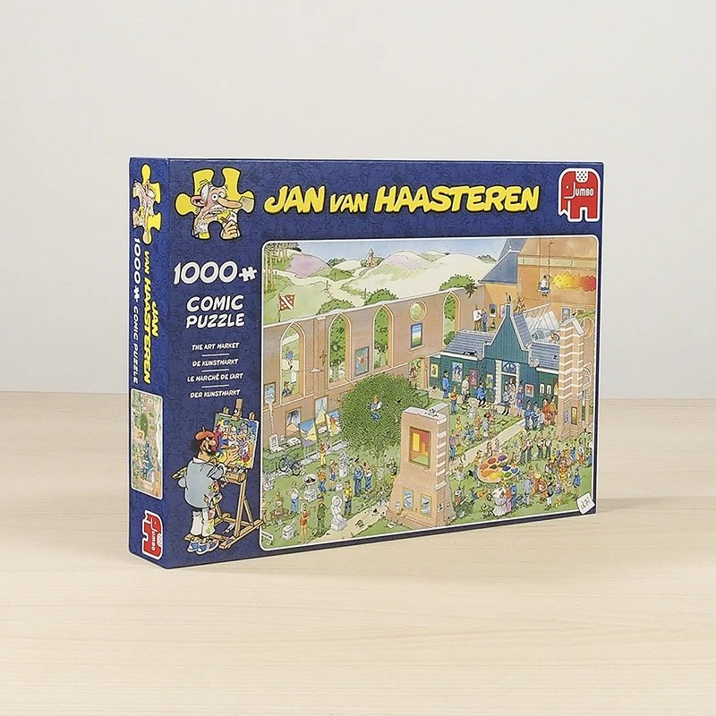 Jumbo 20022 Puzzel-JvH De Kunstmarkt Jan-van-Haasteren - Afbeelding 6