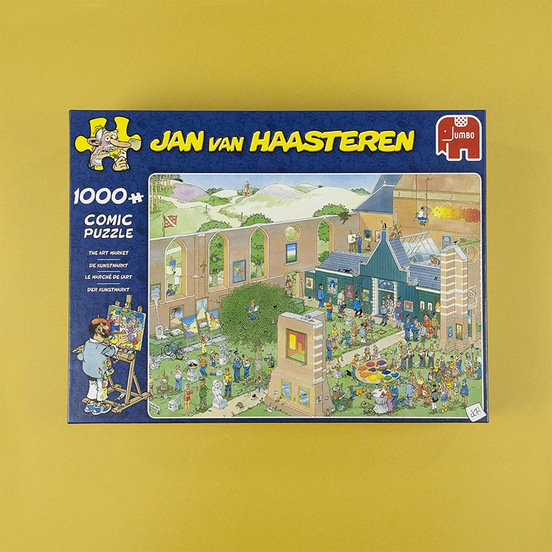 Jumbo 20022 Puzzel-JvH De Kunstmarkt Jan-van-Haasteren - Afbeelding 5