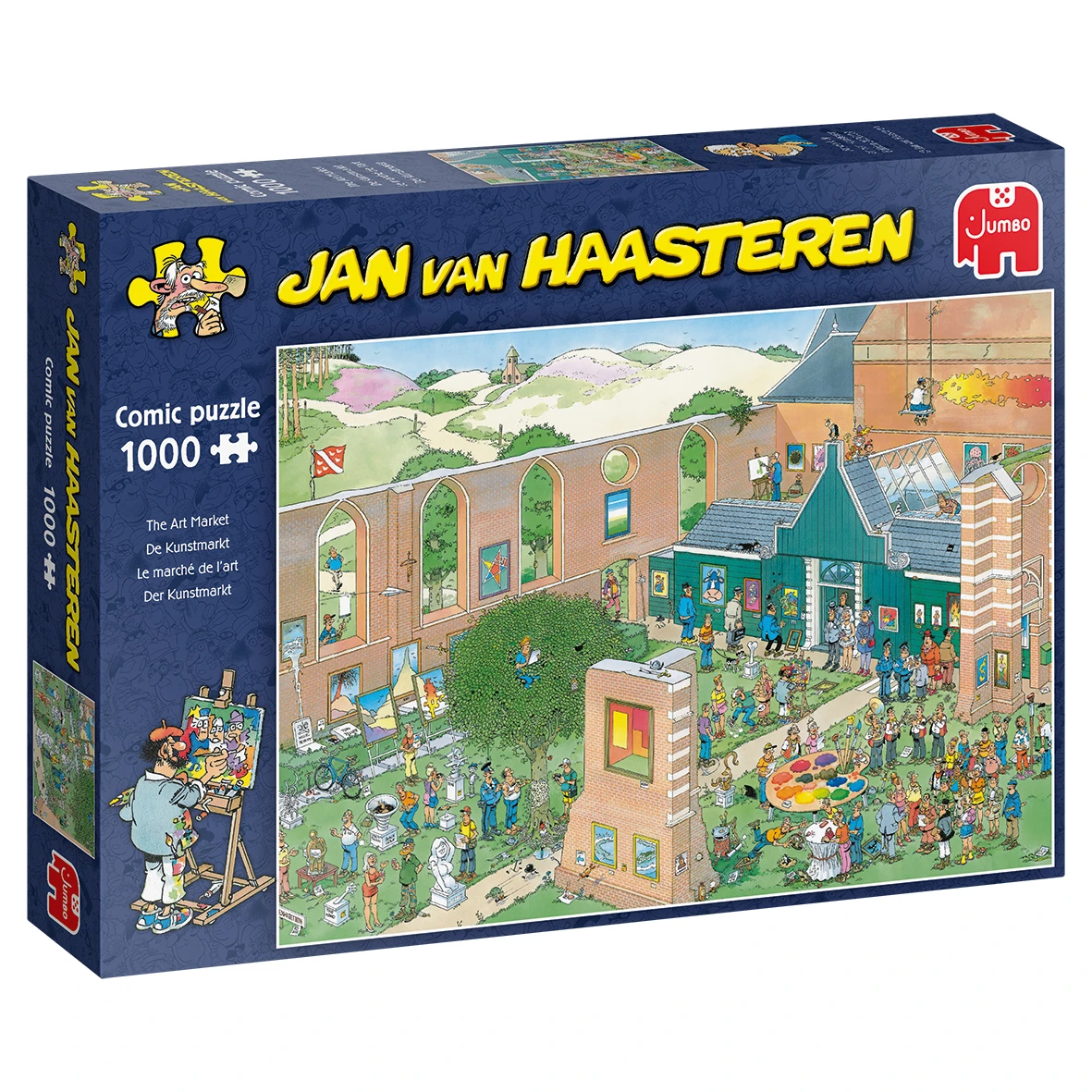 Jumbo 20022 Puzzel-JvH De Kunstmarkt Jan-van-Haasteren
