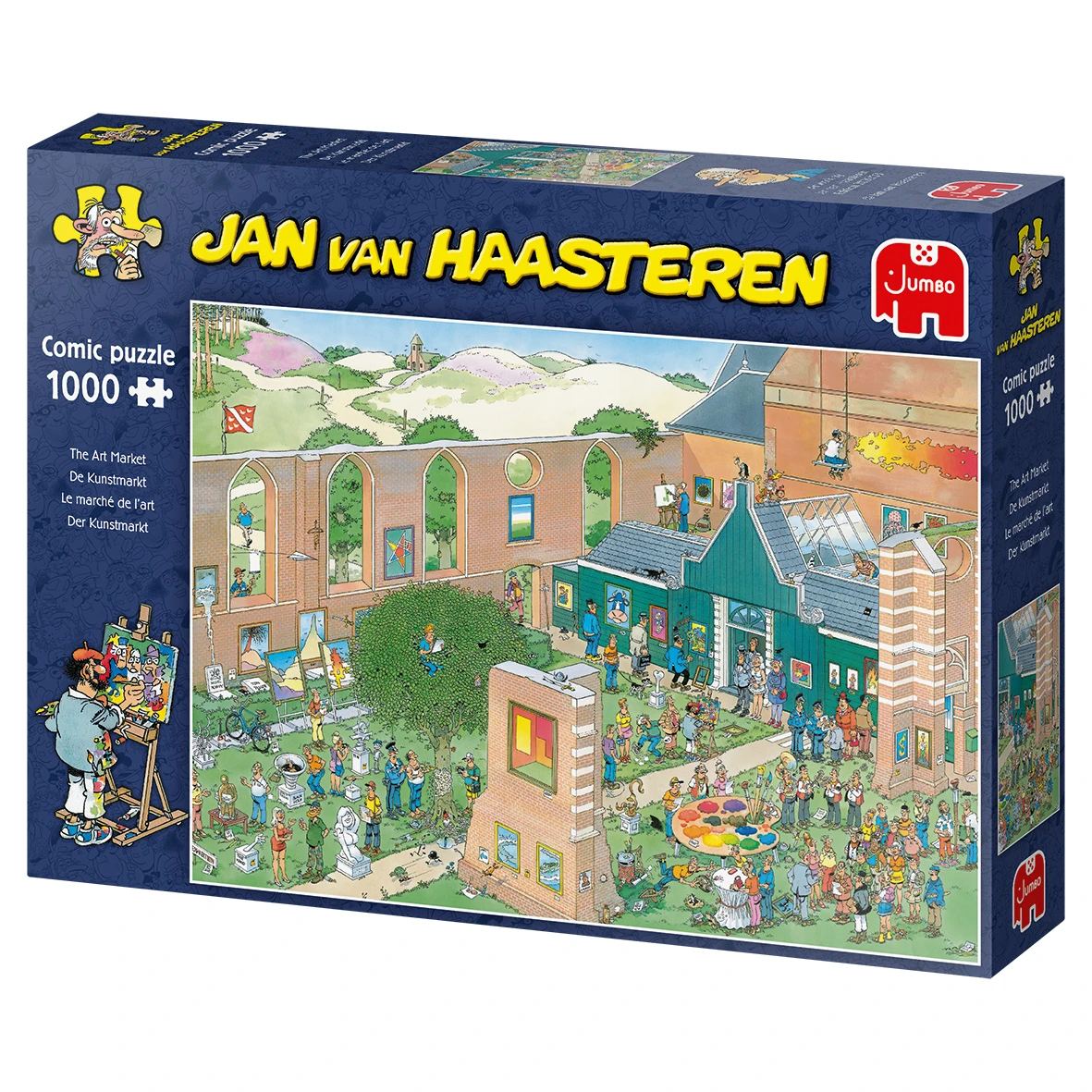 Jumbo 20022 Puzzel-JvH De Kunstmarkt Jan-van-Haasteren - Afbeelding 8