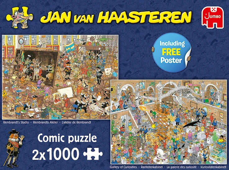 Jumbo 20052 Duo-Puzzel JvH Een Dagje Museum Jan-van-Haasteren - Afbeelding 7
