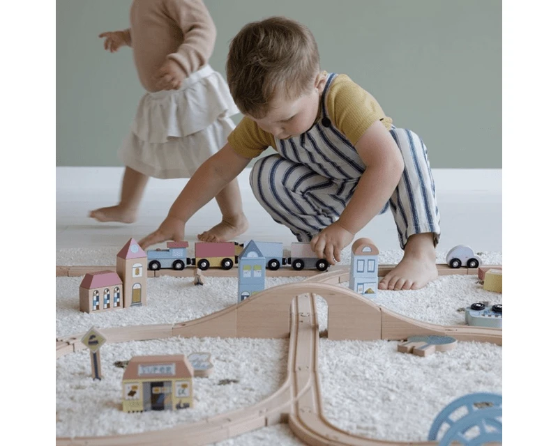 Little Dutch LD4487 Railway Treinbaan XXL - Afbeelding 4