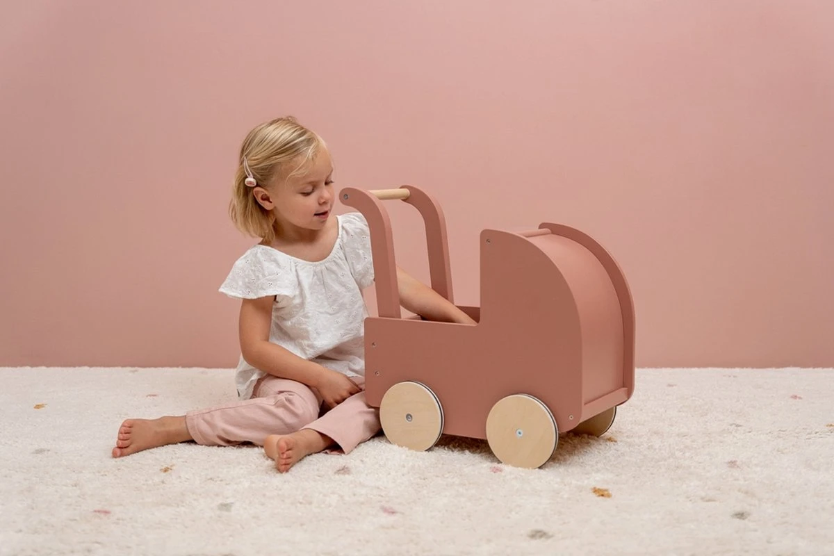 Little Dutch LD7096 Houten Retro Poppenwagen - Afbeelding 6
