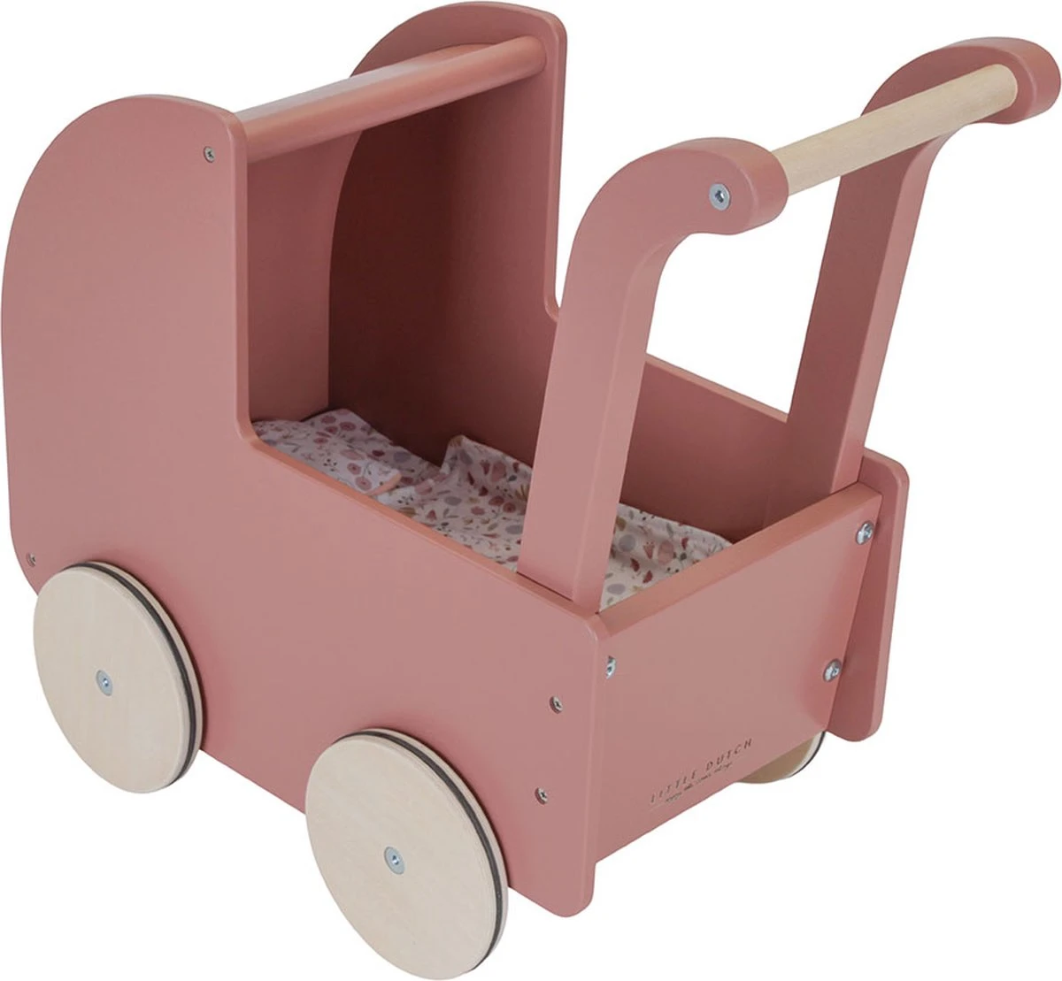 Little Dutch LD7096 Houten Retro Poppenwagen