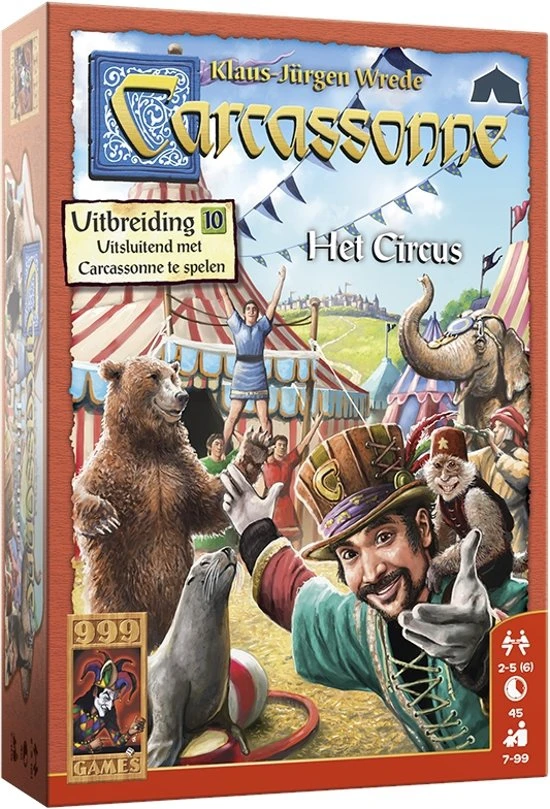 Carcassonne Uitbreiding Het Circus – Bordspel - Afbeelding 2