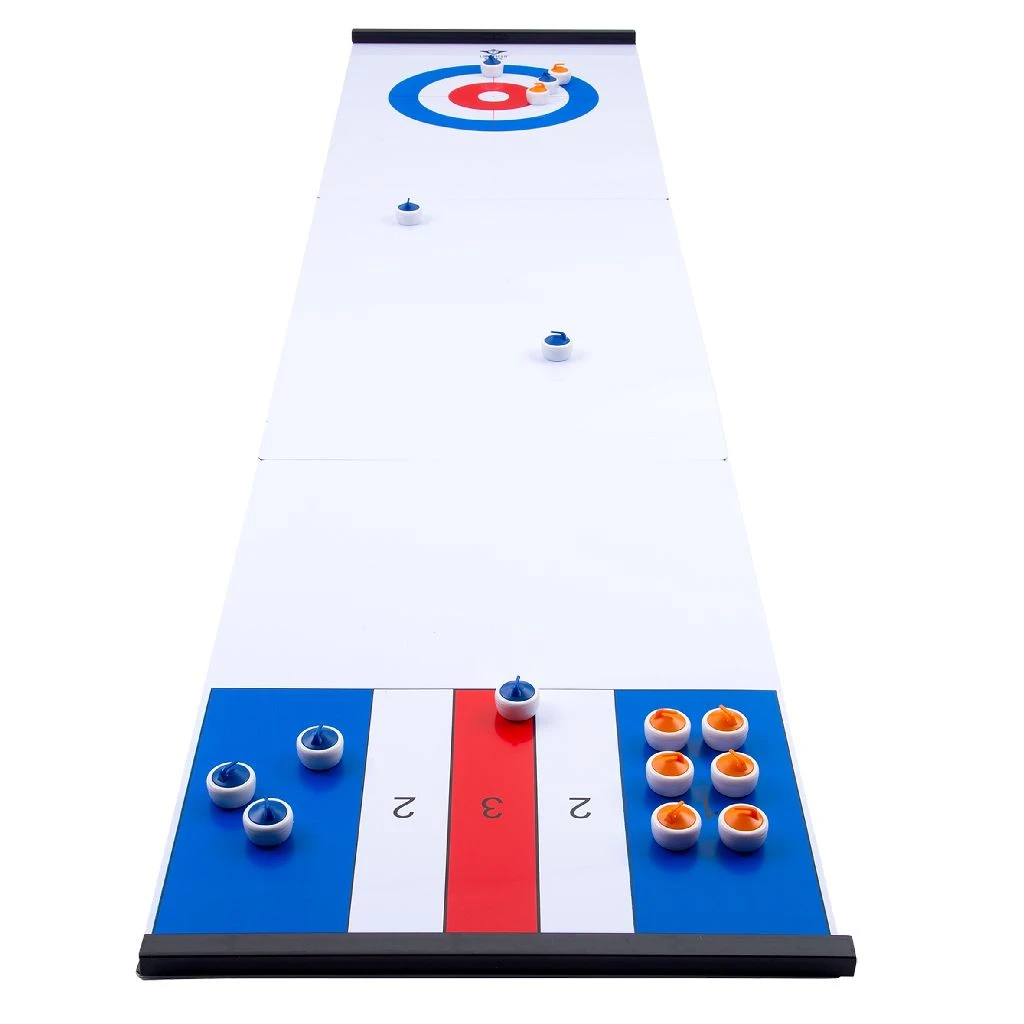 Curling/Sjoelen 2-in-1 Shuffleboard 180×39 Cm. - Afbeelding 3
