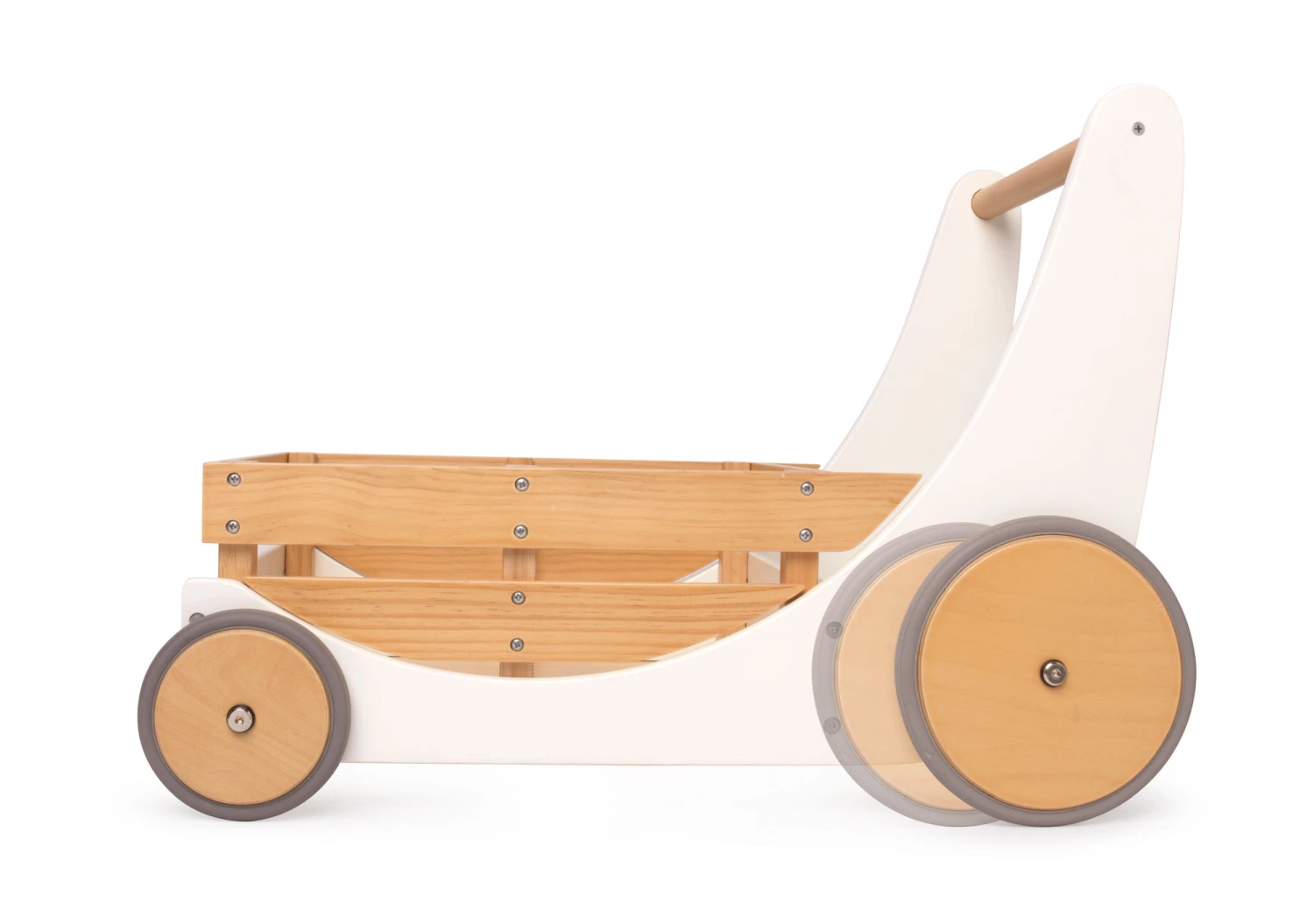 Kinderfeets Cargo Walker Wit Duwkar En Speelgoedkist In 1. - Afbeelding 4
