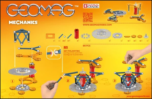 Geomag Mechanics – 86 Delig - Afbeelding 3