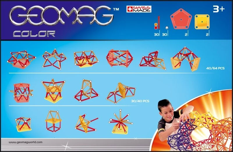 Geomag Color 64-delig - Afbeelding 4