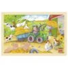 Houten Puzzel Kleine Tractor