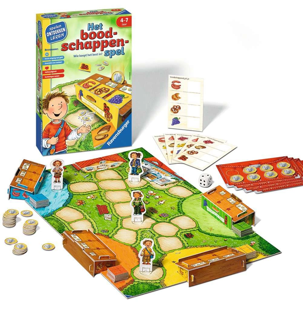 Het Boodschappenspel Kinderspel Ravensburger Spellen - Afbeelding 2