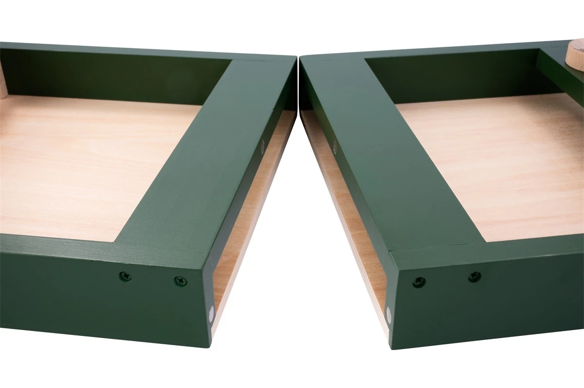 Houten Sjoelbak Junior Mini Sjoelbak 2dlg Groen Dino - Afbeelding 7