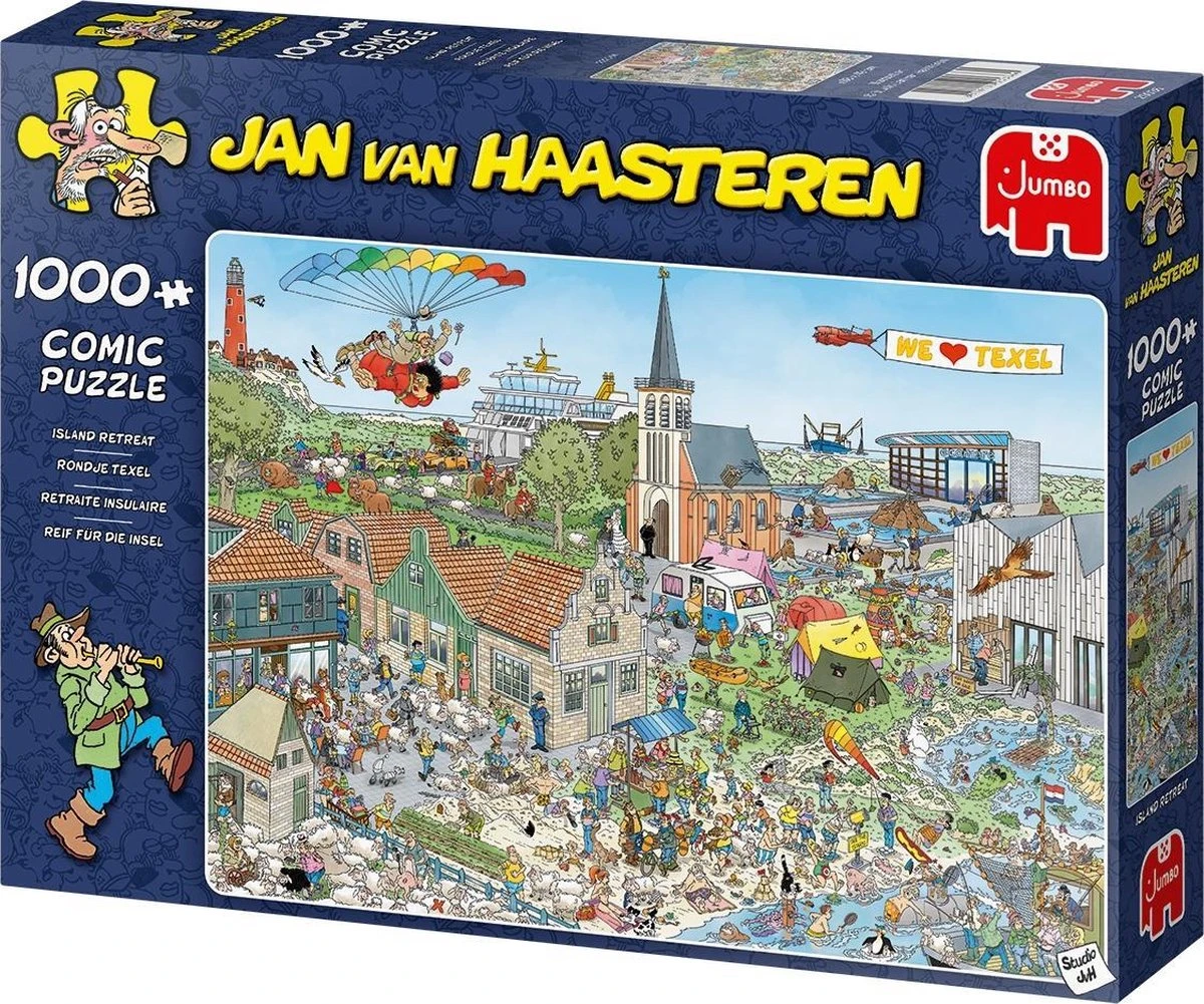 Jumbo 20036 Legpuzzel Rondje Texel Jan-van-Haasteren