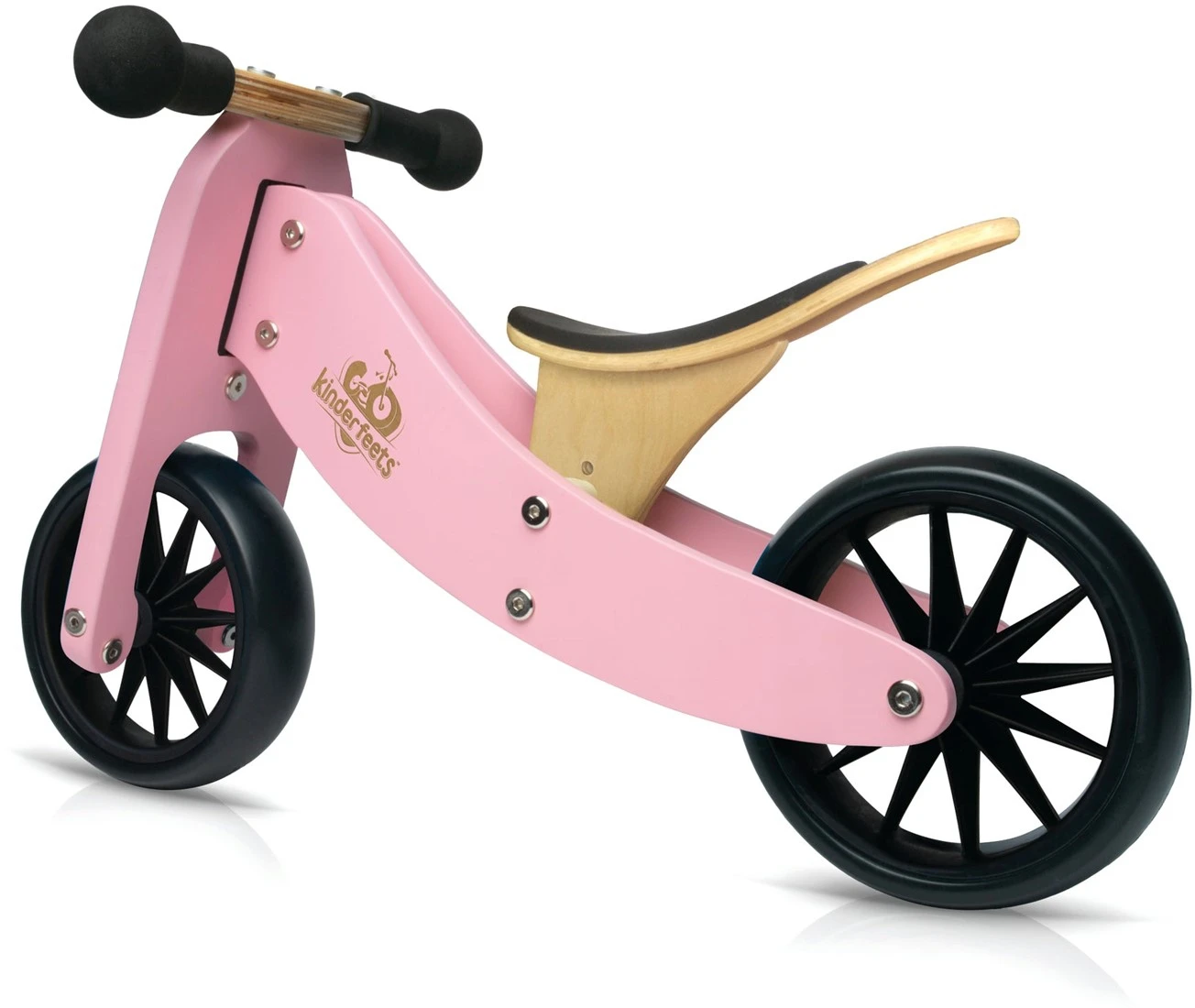 Tiny Tot Loopfiets 2 β In β 1 Kinderfeets β Loopfiets β Rose - Afbeelding 3