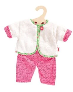 Kledingset Flower Mt. 28 – 35 Cm.