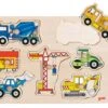 Noppenpuzzel Bouwvoertuigen
