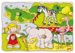 Noppenpuzzel In De Dierentuin