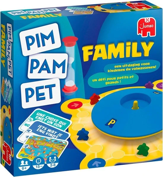 Jumbo 19779 Pim Pam Pet Family Familiespel