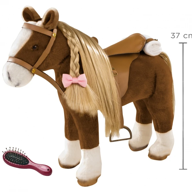 Pony Bruin Gotz Schofthoogte-37-cm. - Afbeelding 2