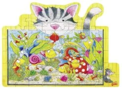 Puzzel Opgepast, Poes Bij Aquarium