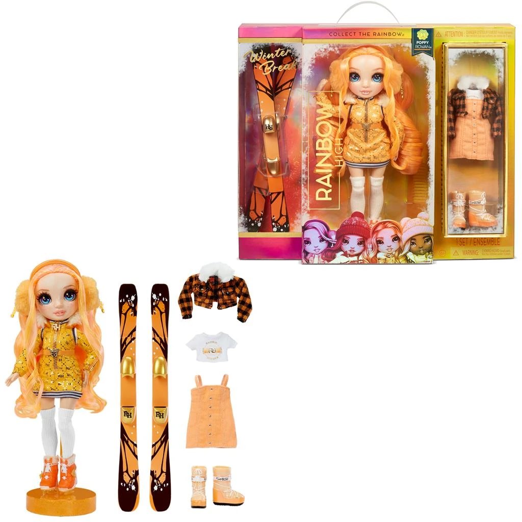 Rainbow High Fashion Winter Break Modepop Poppy Rowan - Afbeelding 3