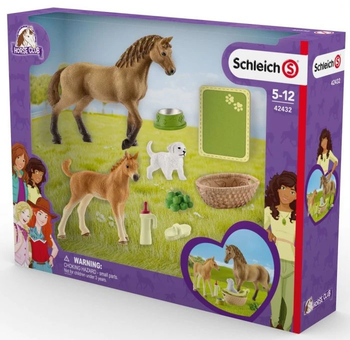 Schleich 42432 Babydieren Verzorgingsset Horse Club - Afbeelding 3