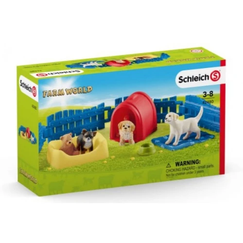 Schleich 42480 Puppy Ren Hondenren FarmWorld - Afbeelding 3