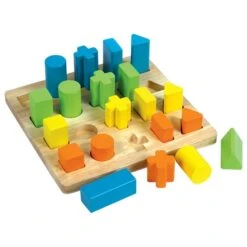 Vormen Kleuren En Maten Sorteerbord Groot Santoys Vormensorteerbord